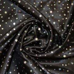 Holo Sequin Fabric Black