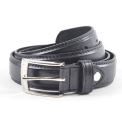 Mens Tom Franks Black Belt 30-48" Waist