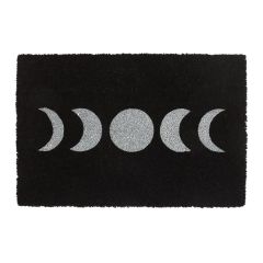 Black Moon Phase Coir Doormat at Guineys Ireland