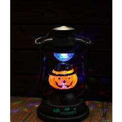 Black Halloween Pumpkin Lantern