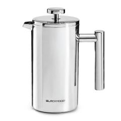 Blackmoor 800ml Double Walled Stainless Steel Cafetière French Press – Silver