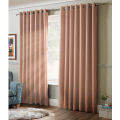 100% Blackout Eyelet Curtains Pink at Guineys Ireland