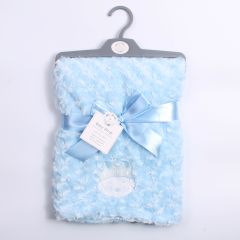 Super Soft Prince Blanket Wrap Blue