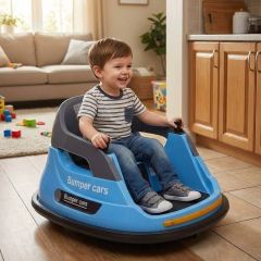 Blue Bumper Car for Kids