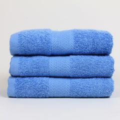 450GSM 100% Cotton Face Cloth Blue at Guineys Ireland