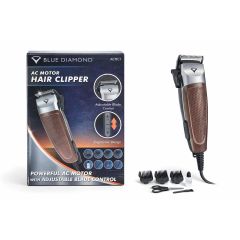 Blue Diamond AC Motor Hair Clipper ACHC1 in retail box on white background
