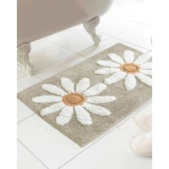 Fleur Cotton Bath Mat 50x80cm Natural
