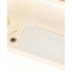 Cushioned Anti-Slip Bath Mat 40x70cm White
