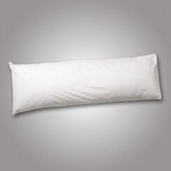 100% Cotton Bolster Pillowcase White