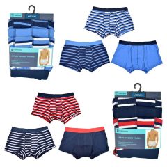 Men's 3 Pack Hipster Boxers Assorted