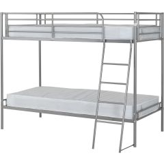 Brandon 3' Bunk Bed in Silver
