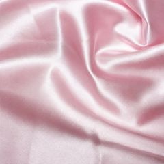 Budget Satin Fabric Pink C2653 - Price by the Metre
