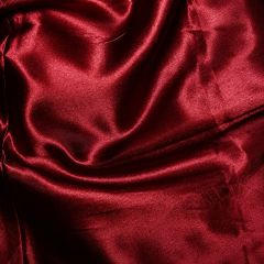 Budget Satin Fabric Dark Red by Guineys