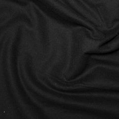 Flannel Fabric Black