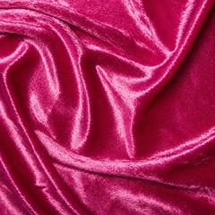 Crushed Velour Fabric Cerise C4218 - Price by the Metre