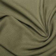 Linen Look 100% Cotton Fabric Khaki C5183 - Price by the Metre