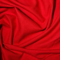 Linen Look 100% Cotton Fabric Red C5183 - Price by the Metre