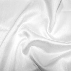 Shantung Satin Fabric White C8200 - Price by the Metre