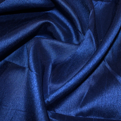 Shantung Satin Fabric Navy C8200 - Price by the Metre