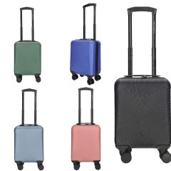 Enrico Benetti Cabin Suitcase collage of different colours