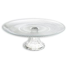 Orion Pedestal Glass Cake Stand 30cm