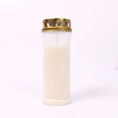 Large White Grave Candle