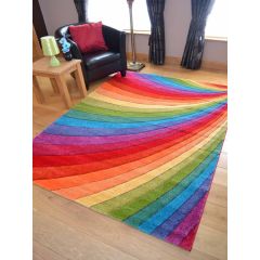 Candy Rainbow Rug - 3 Sizes at Guineys Ireland