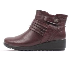 Cara Women's Comfort Walk Boots Wine