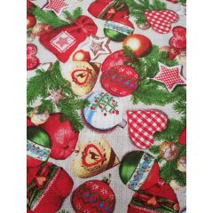 PVC Oil Cloth Christmas Caridad Unico - Price by the metre