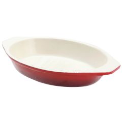 Cast Iron Red Oval Dish at Guineys Ireland