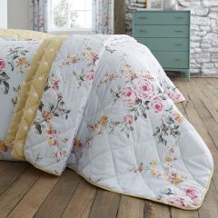 Catherine Lansfield Canterbury Duck Egg Bedspread at Guineys Ireland