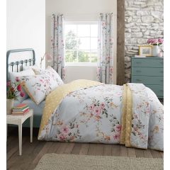 Catherine Lansfield Canterbury Duvet Set Duck Egg at Guineys Ireland