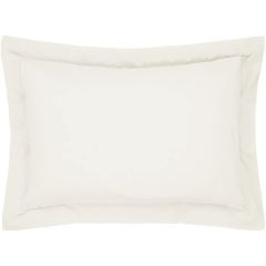 Catherine Lansfield Percale Oxford Pillowcase Pair Cream at Guineys Ireland