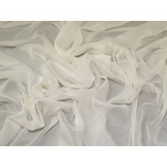 Cationic Chiffon Ivory - Price by the Metre at Guineys Ireland