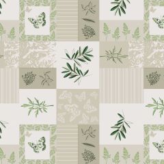 Leaf Oil Cloth Tablecloth CB70 - Price by the Metre