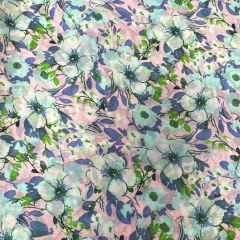 Woven Chiffon Blossom Pink Fabric CCHIF7-07 - Price by the Metre