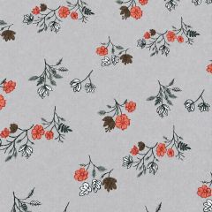 Stretch Georgette Floral Light Taupe Fabric CGEO7-15 - Price by the Metre