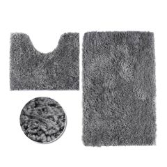 Ultimate Zero Twist Charcoal 2 Piece Bath Mat at Guineys Ireland