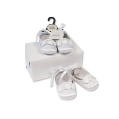 Baby Girl Christening Shoes White