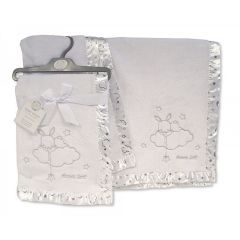 Christening Wrap White