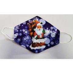 Christmas Mask Santa Chimney Blue at Guineys Ireland