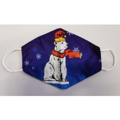 Christmas Mask Polar Bear Blue at Guineys Ireland