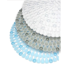 Circular Bath Mat with Suction Cups