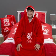 Liverpool FC Hugzee Wearable Fleece Oversized Hoodie - Large