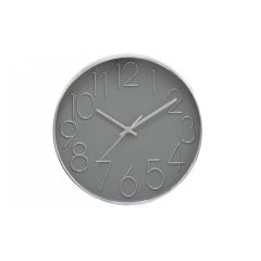 Silver Wall Clock