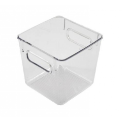 Clear Storage Basket with Handles