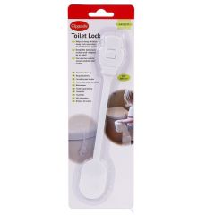 Clippasafe self-adhesive toilet lock to help keep children away from the toilet