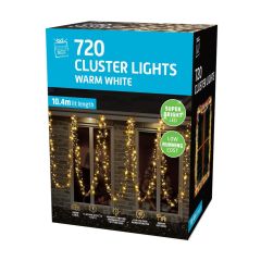 Cluster Lights White Christmas