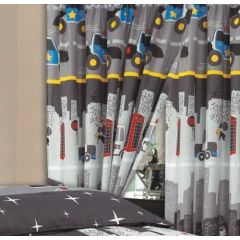 Cops & Robbers Readymade Curtains - 66" x 72" at Guineys Ireland