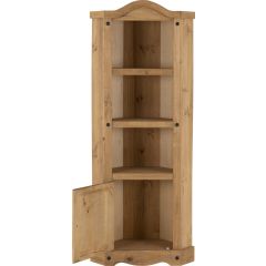 Corona Corner Unit - Distressed Waxed Pine